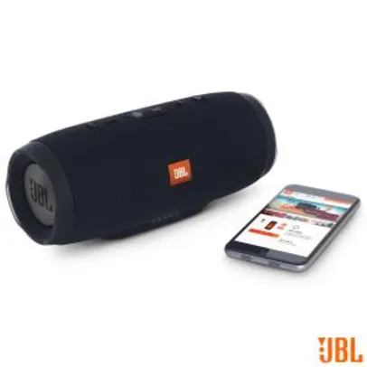 Caixa Acústica Bluetooth JBL à Prova d'Água Preto - CHARGE 3
