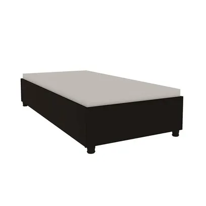 Foto do produto Cama Box Solteiro Mônaco Tcil Móveis - Preto