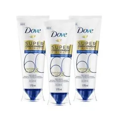 3 Super Condicionador Dove 1 Minuto Fator de Nutrição 60 Reconstrutor 170ml [ R$ 8,32 cada ]