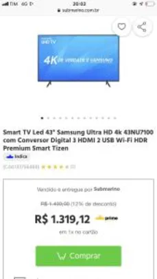 Tv 43 Samsung 4K