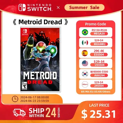 Metroid Dread Nintendo Switch