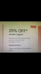 25% OFF em até 4 corridas UBER (SP)