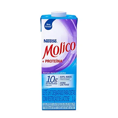 (PRIME)Leite Desnatado Molico +Proteína Zero Lactose 1L
