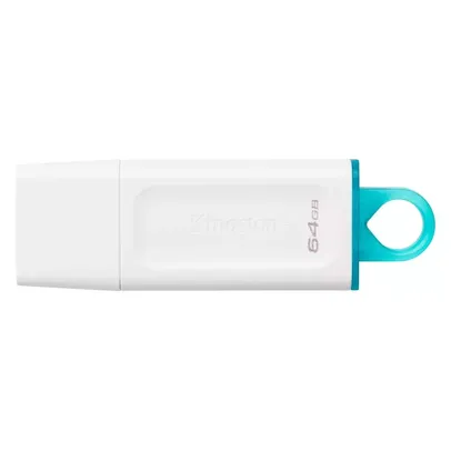 Pen Drive 64GB DataTraveler Exodia Kingston, USB 3.2 - Branco