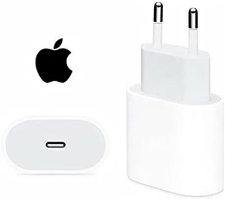 Carregador de Tomada Apple USB-C, 20W, Branco - 85044021-2