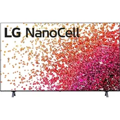 [App] Smart TV LG 50" 4K NanoCell 50NANO75 3x HDMI 2.0 Inteligência Artificial Thinqai Smart Magic Google Alexa