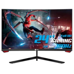 Monitor Gamer Ninja Sharingan, 24 Pol, Curvo, Full HD, 1ms, 180Hz, HDMI/DP, MGN-003-24S V2