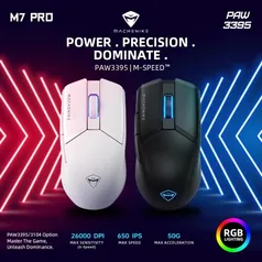 [Taxa inclusa]Mouse Machenike-M7 Pro Gaming , 2.4GHz, Sem Fio