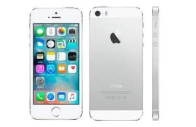 [Peixe Urbano] iPhone 5S Apple 16GB 4G Prata com Tela 4 Retina, Câmera 8MP, iOS 8 e Touch ID em até 12x. Frete Grátis! por R$ 1750