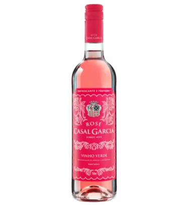 Vinho Português Rosé Meio Seco Casal Garcia Vinho Verde Garrafa 750ml