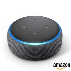 Smart Speaker Amazon com Alexa Preto - ECHO DOT R$236