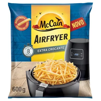 Batata Congelada Extracrocante McCain Airfryer Pacote 600g