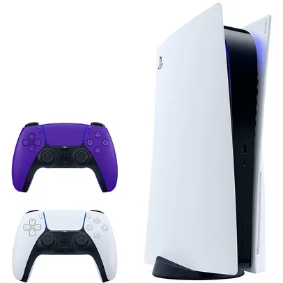 Console Playstation 5 - PS5 + Controle Sem Fio Dualsense Galactic Purple - PS5