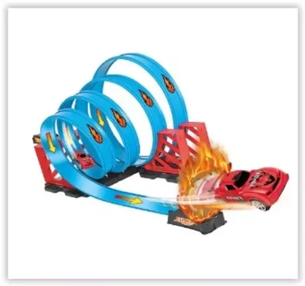 Pista Multikids Extreme Action Track Set 24pçs - Br1019