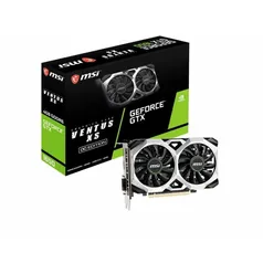 Placa de vídeo MSI NVIDIA Geforce GTX1650 Ventus XS OC, 4GB, GDDR5 - 912-v809-3060