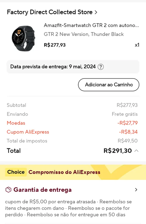 Imagen na descrição da promoção