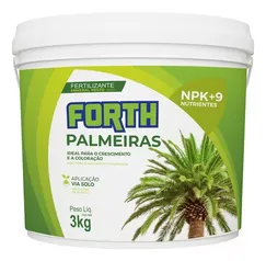 Adubo Fertilizante Forth Palmeiras Npk + 9 - Balde 3kg