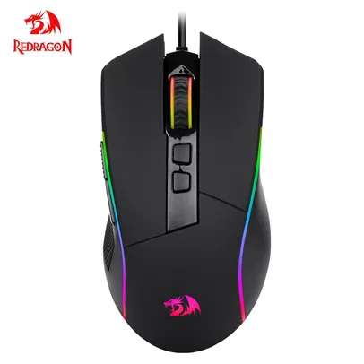 REDRAGON-RGB Mouse de jogos com fio USB