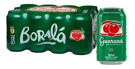 Refrigerante Guaraná Antarctica Lata 350ml (pack - 12 unid) l R$1,57 unid.