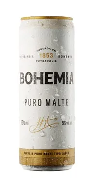 (PRIME )Cerveja Bohemia Puro Malte, Lata,350 ml