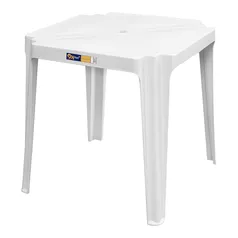 Mesa Solplast Branco de PVC