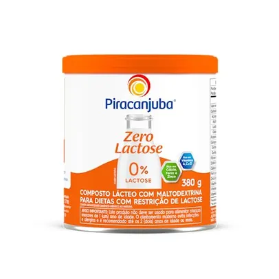 Piracanjuba Composto Lácteo Zero Lactose 380G -