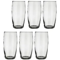 Conjunto de Copos Long Drink Nadir Favo 430ml - 6 Peças 