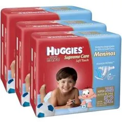 [Americanas] Kit fraldas menino/menina 156 fraldas por R$129