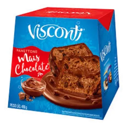 Panettone VISCONTI Mais Chocolate Caixa 450g