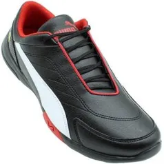 Tênis Puma Scuderia Ferrari Kart Cat III - Preto e Branco