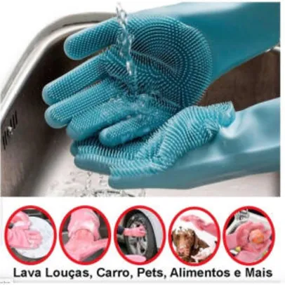 Megaluva Nova luva de limpeza que substitui esponjas de cozinha | R$ 10