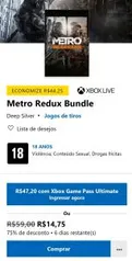 Metro Reduz Bundle | R$15