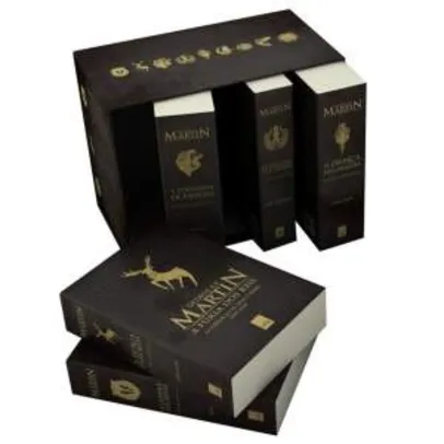 [Extra] Box As Crônicas de Gelo e Fogo - 5 Volumes - R$55