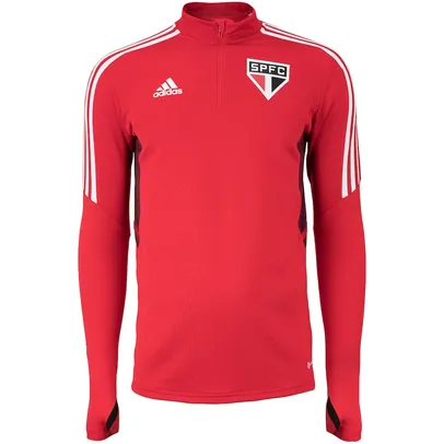 Blusa de Moletom do São Paulo adidas Treino Atletas 