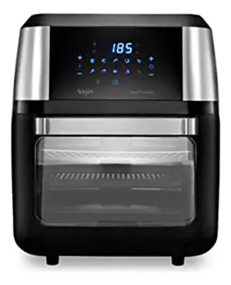 Fritadeira Eletrica Airfryer Elgin Oven Fry 12l 1800w 220v Cor Preto Frequência 60Hz