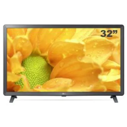 Smart TV LG LED 32’’ LM625BPSB, HDR Ativo, ThinQ Al R$ 900