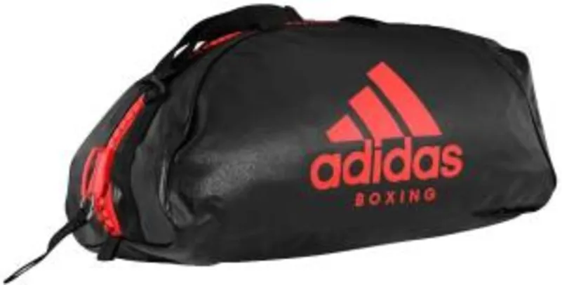 Bolsa Mochila Adidas Boxing 2in1 PU Preto/Vermelho - M | R$82