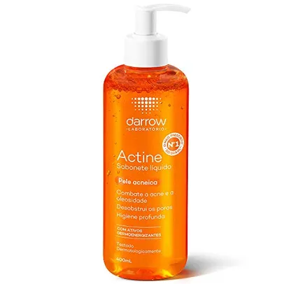 Actine Sabonete Líquido, pele oleosa a acneica, Darrow - 400ml,