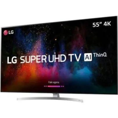 [Cartão ShopTime] Smart TV LG LED 55'' Ultra HD 4K 55SK8500 com Nano Cell Display IPS  Inteligencia Artificial ThinQ AI WI-FI HDR