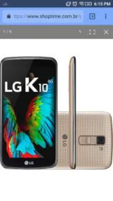 Smartphone LG K10
por 606,32!