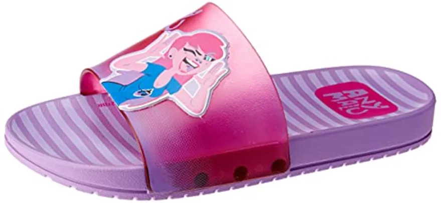 ANY MALU PINK FUN SLIDE INF LILAS/ROSA TRANSPARENTE