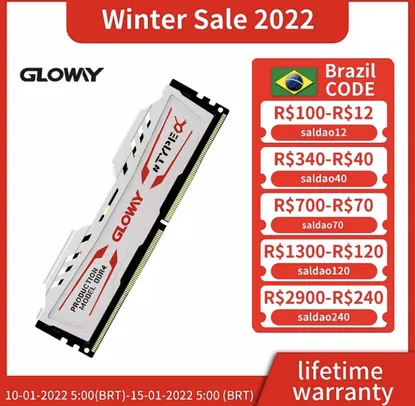 Memória RAM - Gloway - 32GB 2666Mhz - PC/DESKTOP