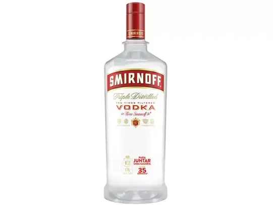 (4Unidades) Vodka Smirnoff Original 1,75L 