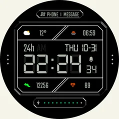 Watch Face DADAM47 Digital – WearOs