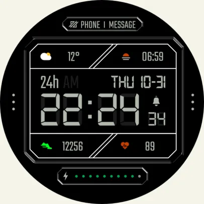 Watch Face DADAM47 Digital – WearOs