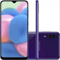 Smartphone Samsung Galaxy A30s 64GB Dual Chip Android 9.0 Tela 6.4” Octa-Core 4G Câmera Tripla 25MP + 5MP + 8MP