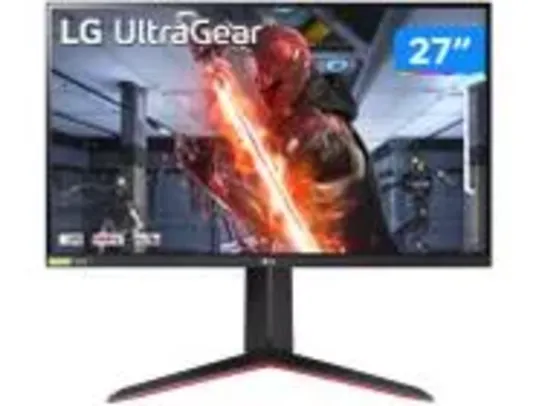 (ouro+APP)Monitor LG UltraGear 27 FHD 144hz 1ms IPS