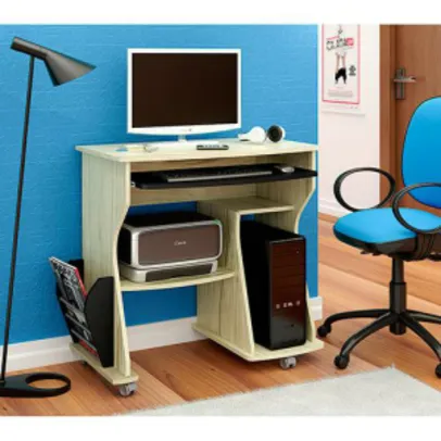 Mesa para Computador com Nicho - Capuccino/Ébano - Artely. R$59,99