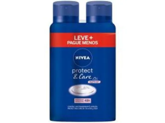 2 Unidades Desodorante Nivea Protect & Care Aerossol - Antitranspirante Feminimo 150ml | R$13
