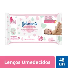 [2 unid] Toalhas Umedecidas Johnsons Baby Extra Cuidado 48 Toalhinhas